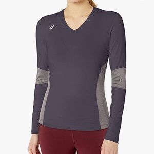 ASICS Decoy Long Sleeve Steel Grey athletic tee